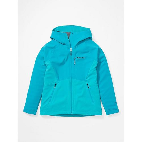 Marmot ROM 2.0 Jackets - Womens Softshell Jacket Blue CA8057319 Canada